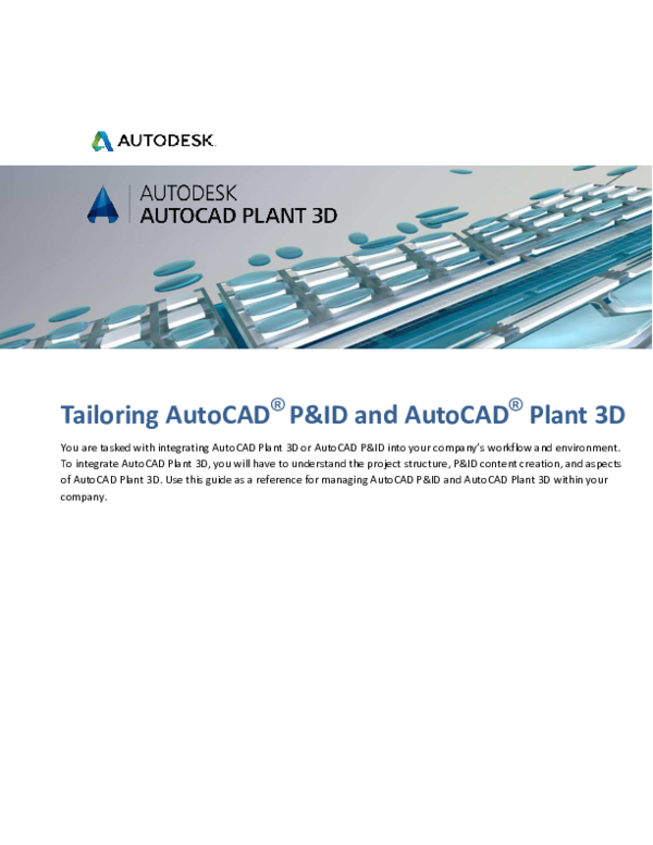 Autocad plant 3d manual